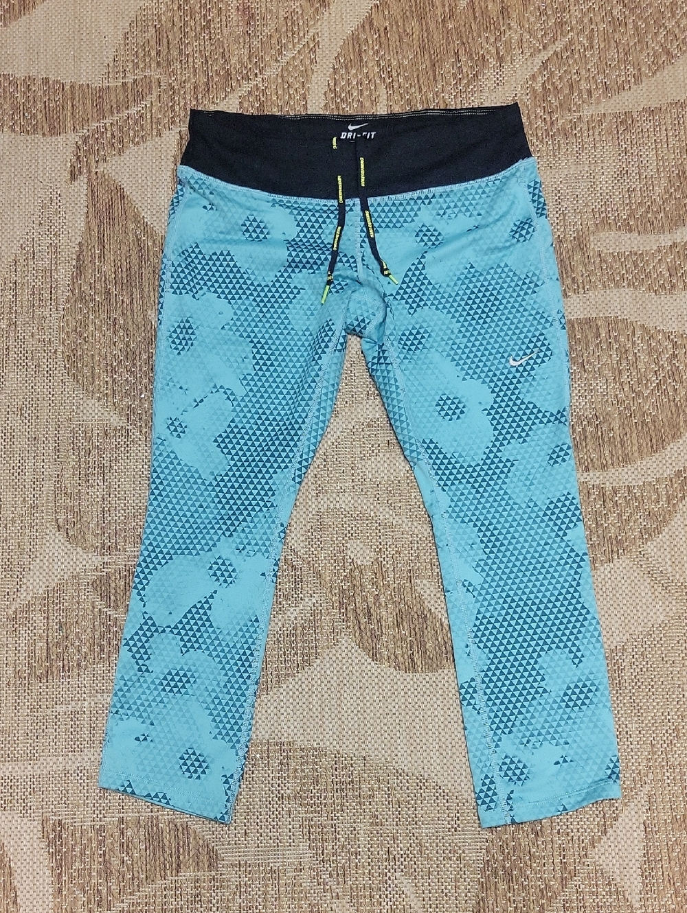 Nike Dri-FIT' Blue Athletic Crop Leggings